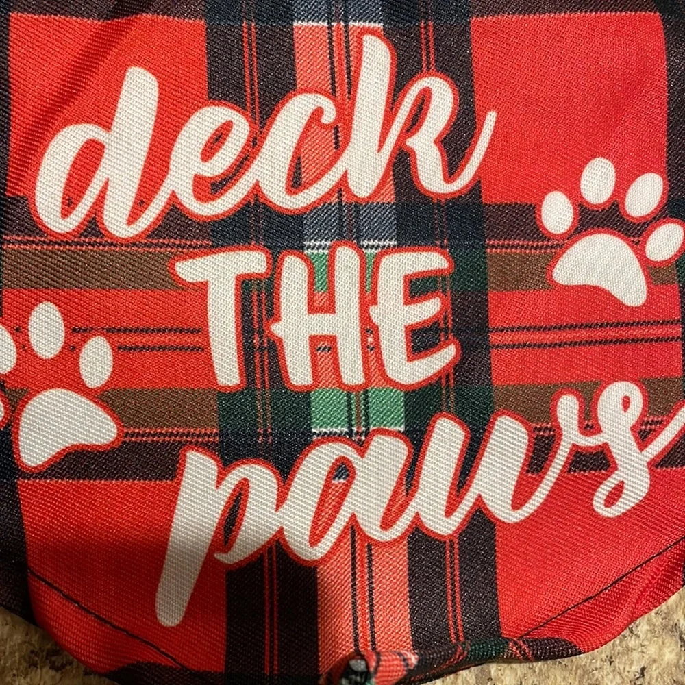 Holiday pet collar and bandana set NWT Host Pick - Picture 3 of 4